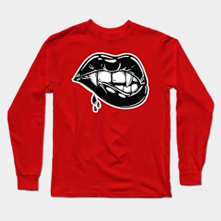 Vampires Mouth Long Sleeve T-Shirt